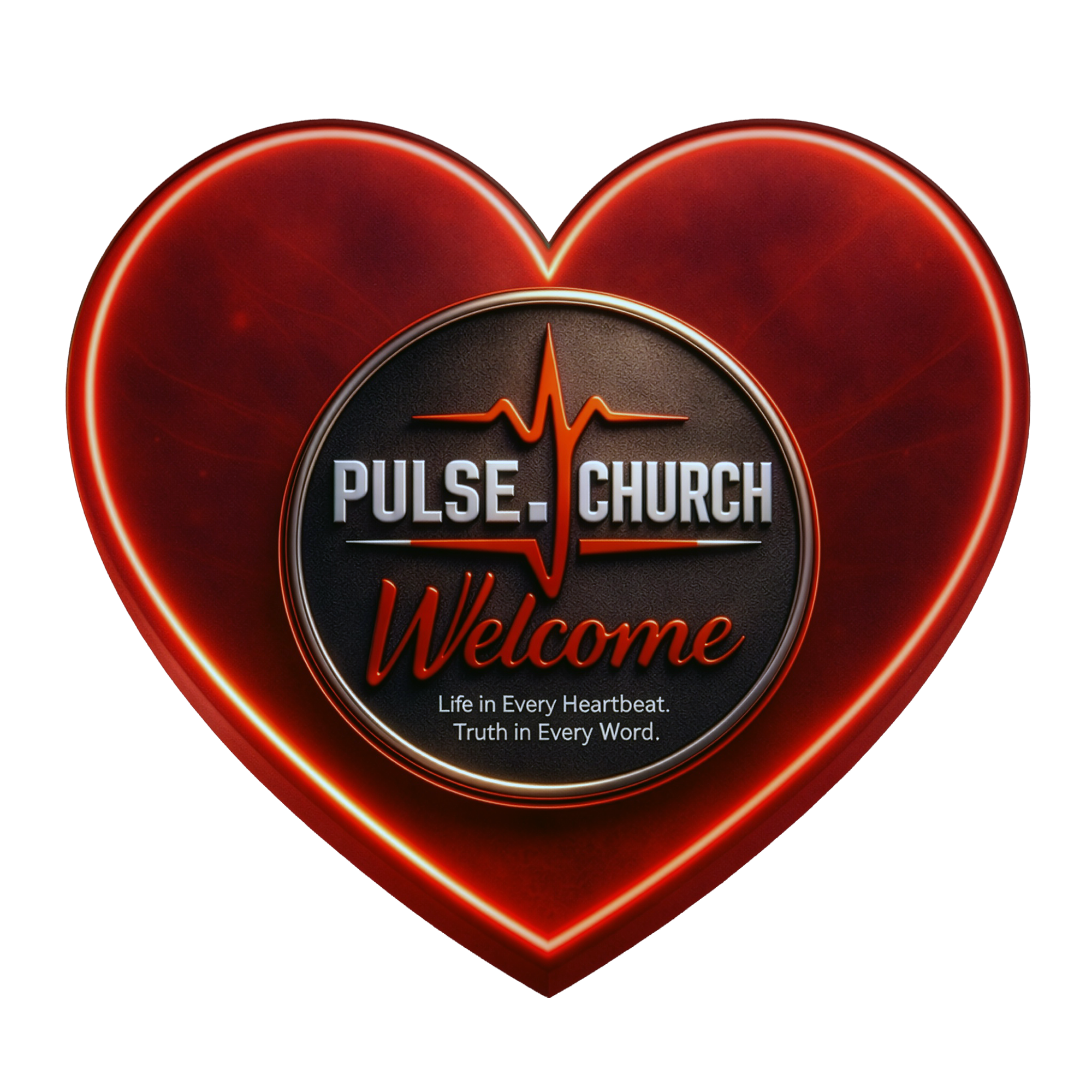 Pulse.Church heartbeat seal